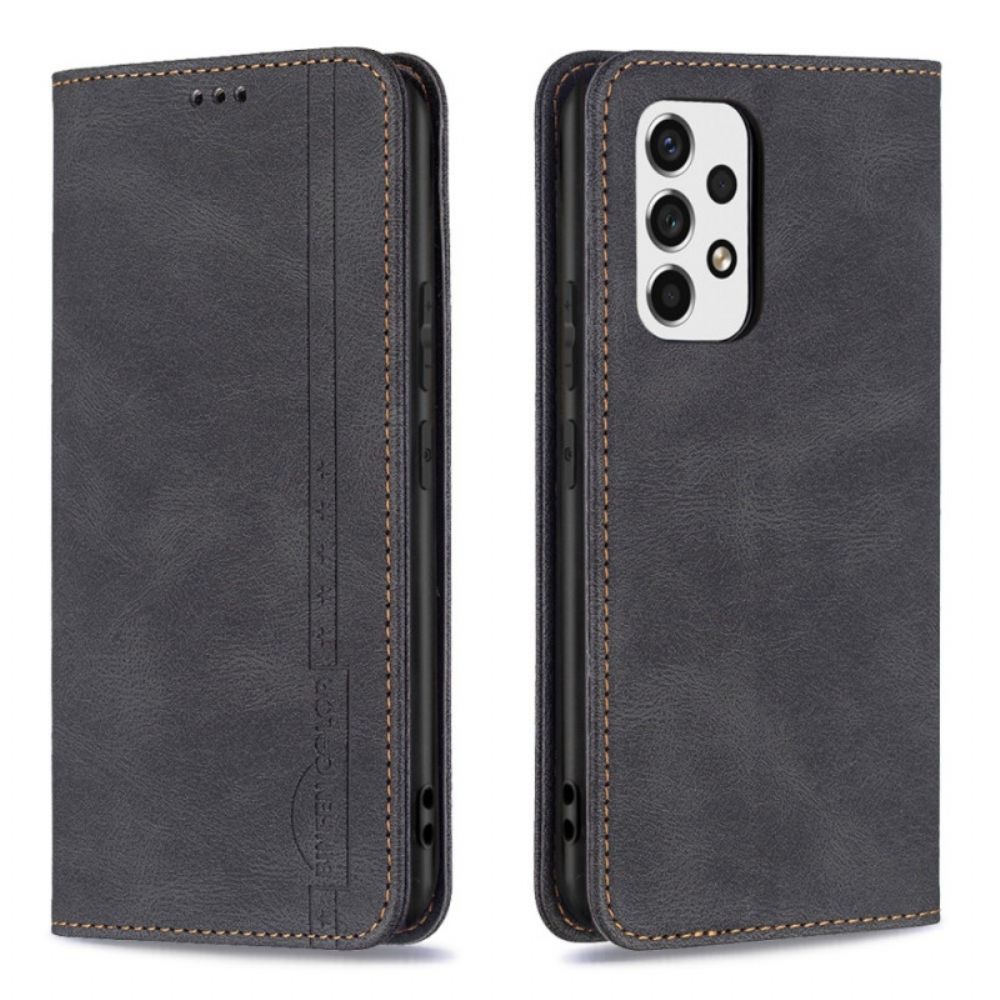 Schutzhülle Für Samsung Galaxy A53 5G Flip Case Rfid Couture Binfen Farbe