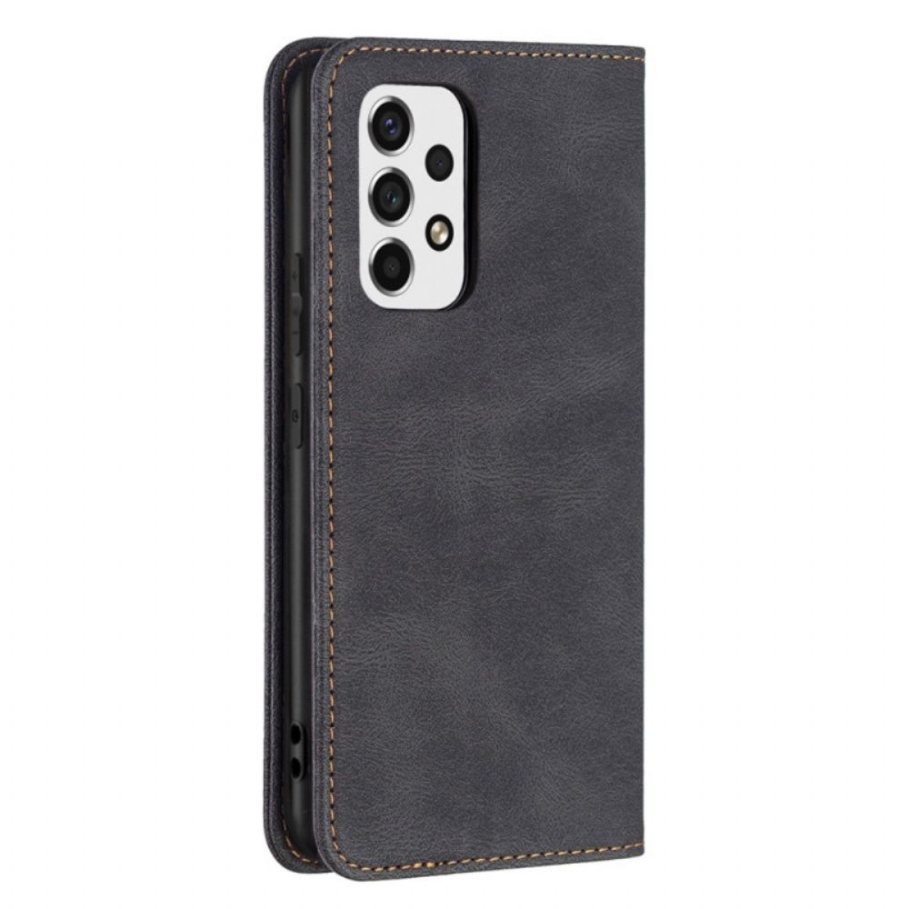 Schutzhülle Für Samsung Galaxy A53 5G Flip Case Rfid Couture Binfen Farbe
