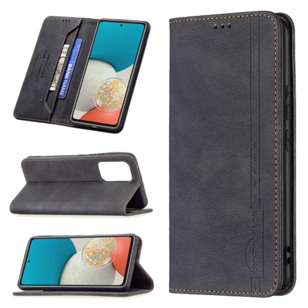 Schutzhülle Für Samsung Galaxy A53 5G Flip Case Rfid Couture Binfen Farbe
