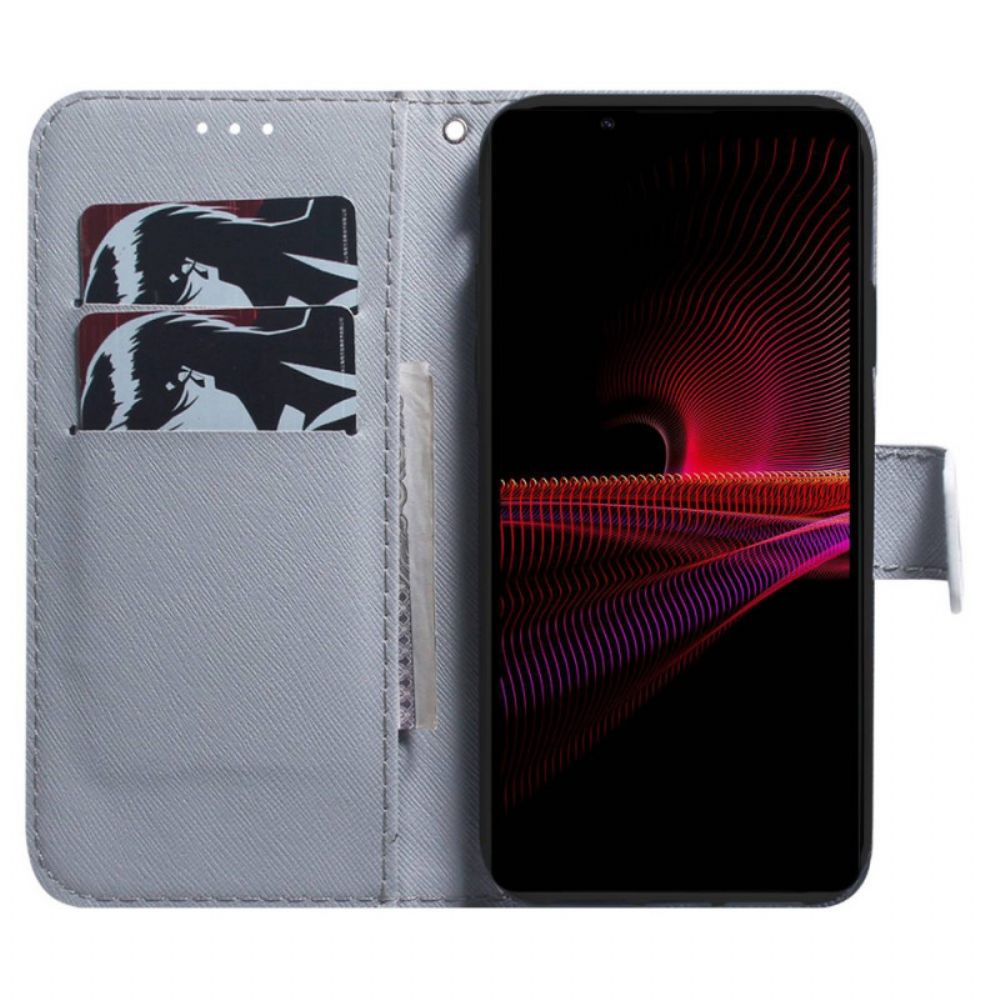 Flip Case Für Sony Xperia 1 IV Emoji-telefon
