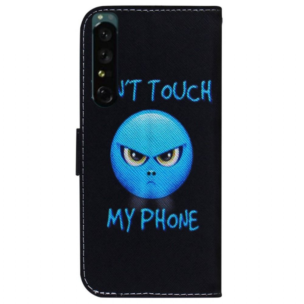Flip Case Für Sony Xperia 1 IV Emoji-telefon