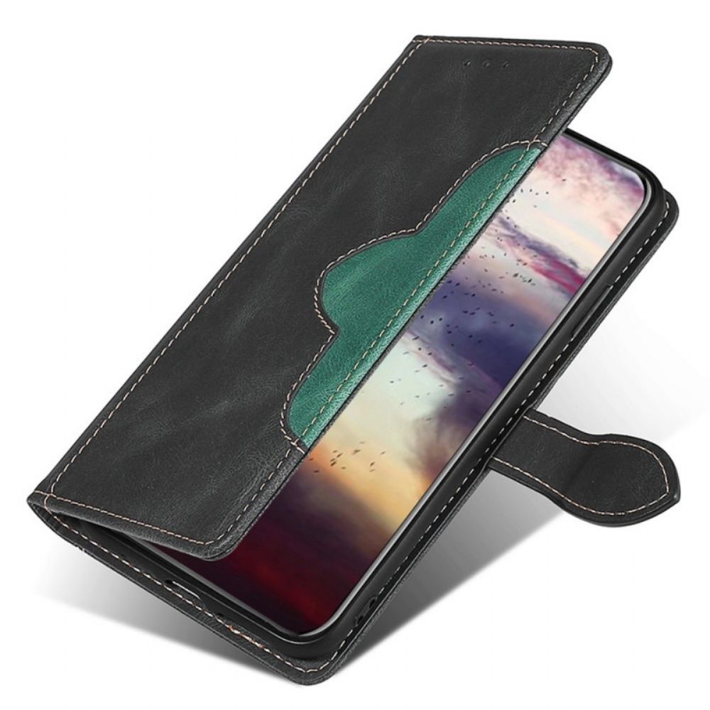 Flip Case Für Sony Xperia 1 IV Zweifarbiges Blumenmuster