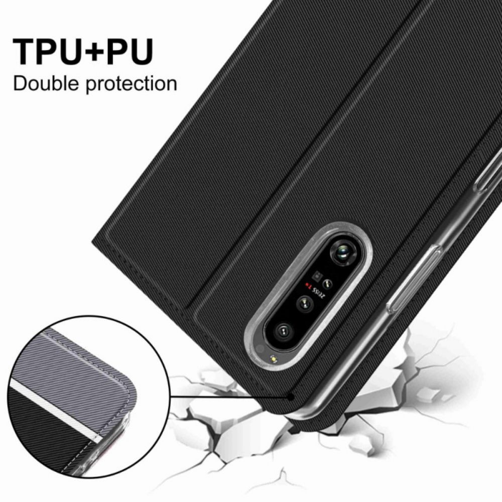 Schutzhülle Für Sony Xperia 1 IV Flip Case Bicolor Baiyu