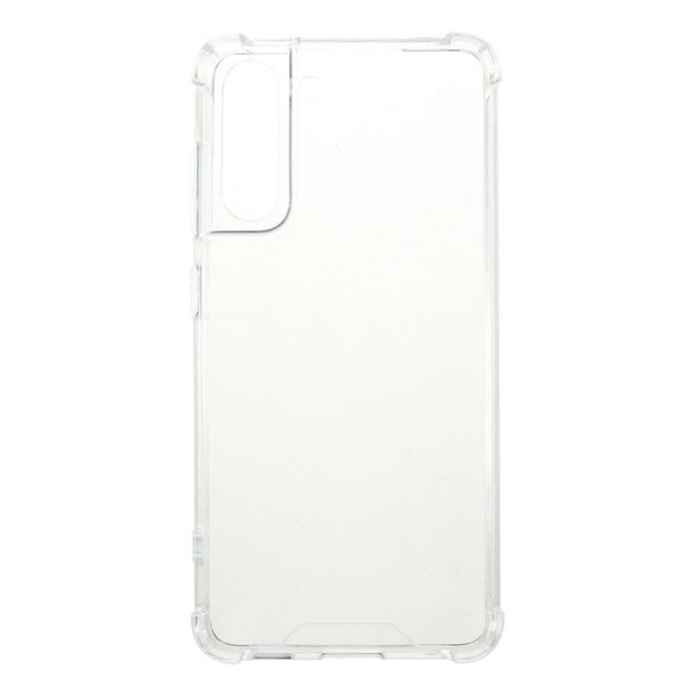 Handyhülle Für Samsung Galaxy S21 FE Transparente Verstärkte Ecken