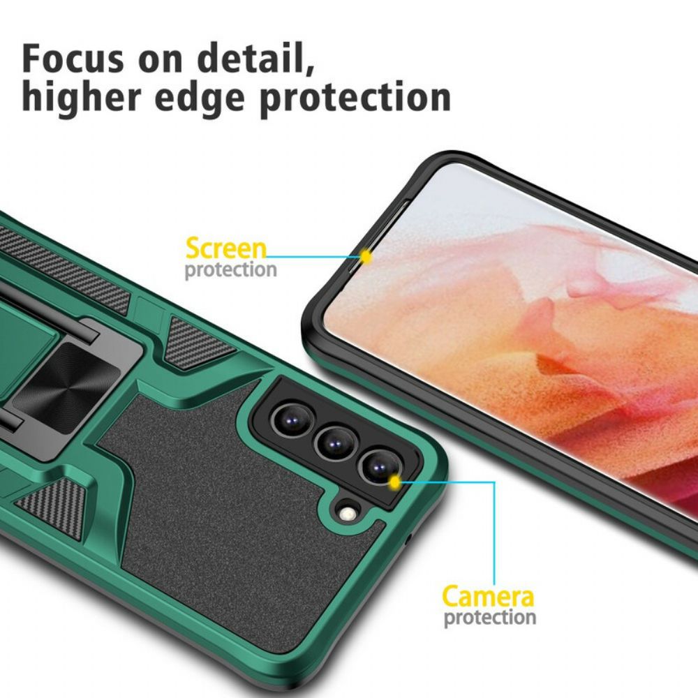 Hülle Für Samsung Galaxy S21 FE Abnehmbar Mit Ring-stütze