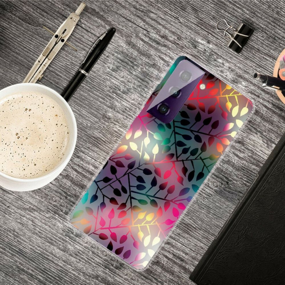 Hülle Für Samsung Galaxy S21 FE Blätter