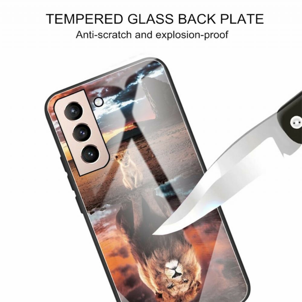 Hülle Für Samsung Galaxy S21 FE Cub Dream Gehärtetes Glas