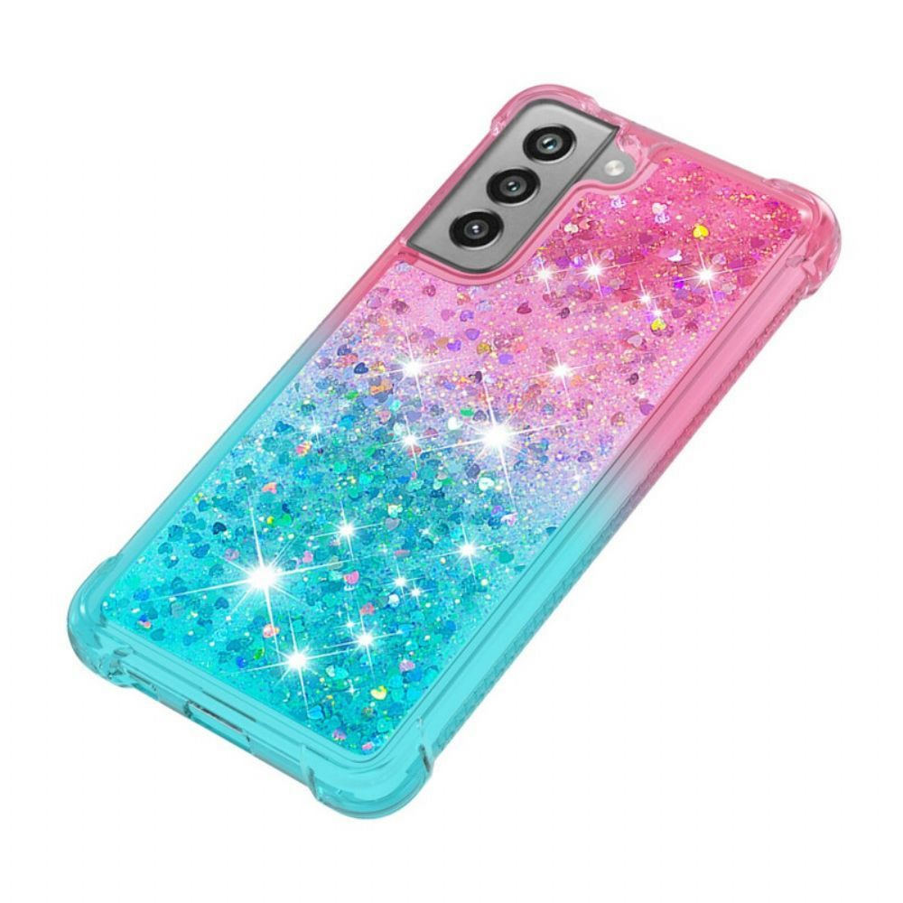 Hülle Für Samsung Galaxy S21 FE Paillettenfarben