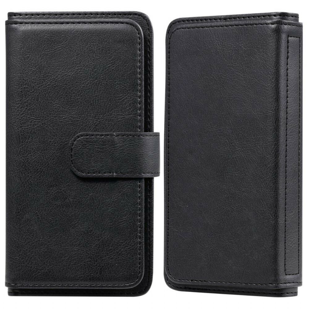 Lederhüllen Für Samsung Galaxy S21 FE Etui Aus Kunstleder Für 10 Karten