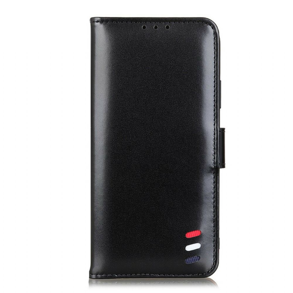 Lederhüllen Für Samsung Galaxy S21 FE Tricolor Ledereffekt