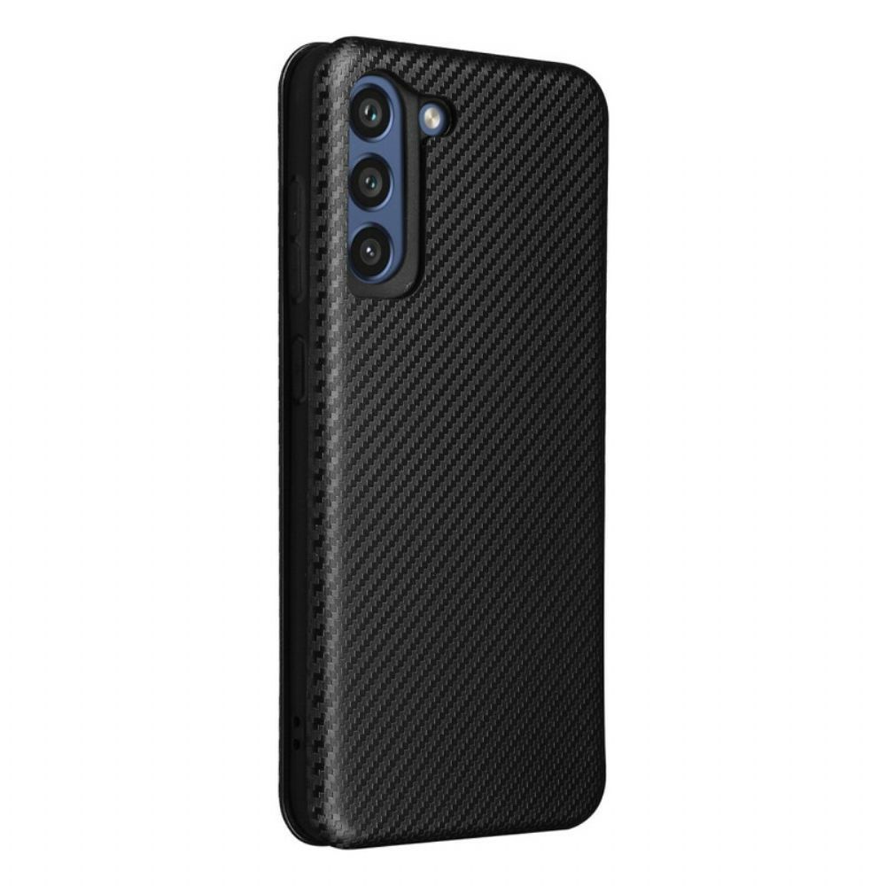 Schutzhülle Für Samsung Galaxy S21 FE Flip Case Kohlefaser