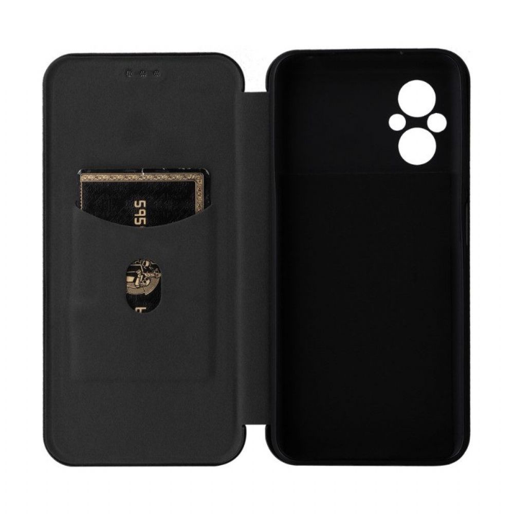 Schutzhülle Für Poco M5 Flip Case Kohlefaser