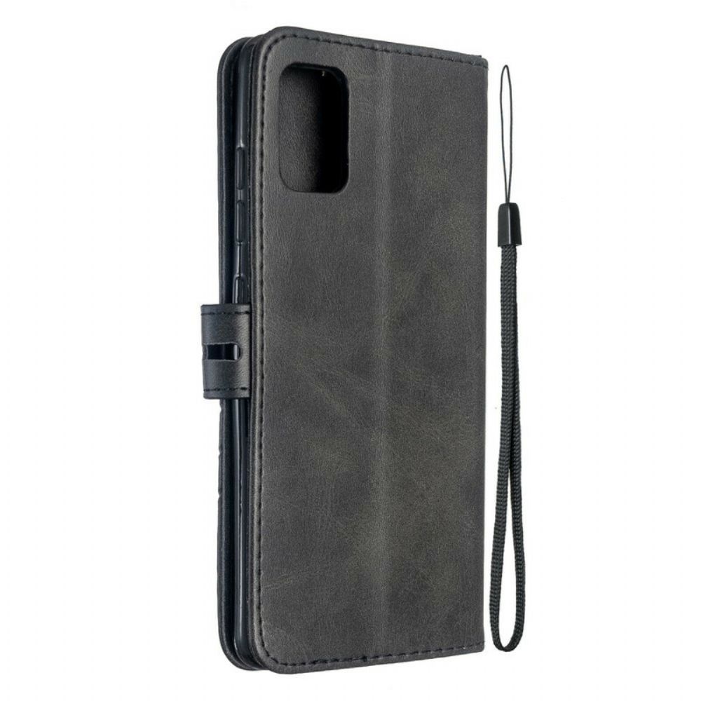 Flip Case Für Samsung Galaxy A51 5G Beste Tasche Aus Kunstleder
