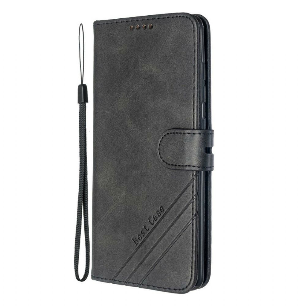 Flip Case Für Samsung Galaxy A51 5G Beste Tasche Aus Kunstleder