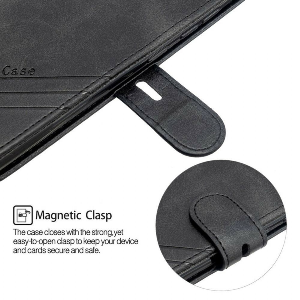 Flip Case Für Samsung Galaxy A51 5G Beste Tasche Aus Kunstleder