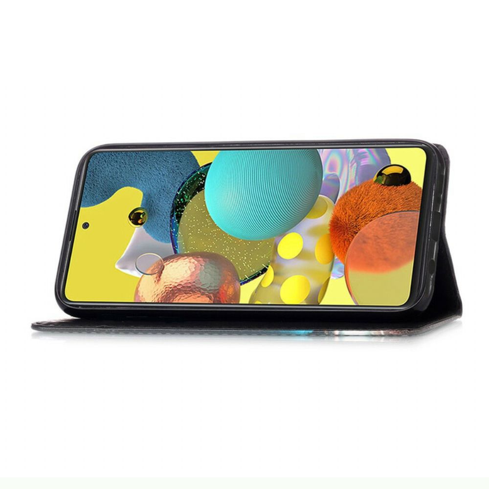 Flip Case Für Samsung Galaxy A51 5G Nachtiger