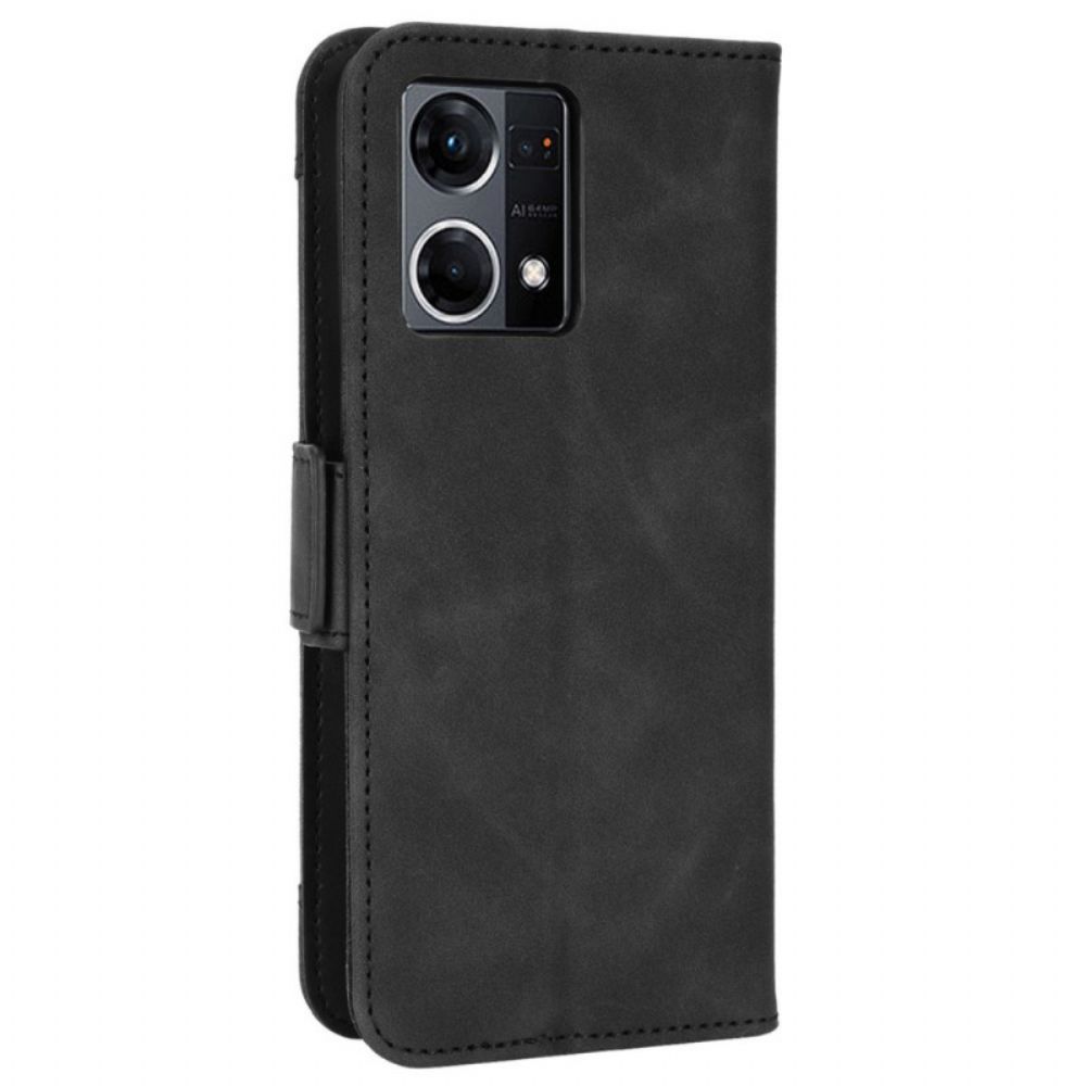 Flip Case Für Oppo Reno 7 Erstklassige Multi-karte