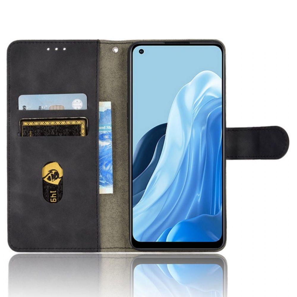 Flip Case Für Oppo Reno 7 Mit Kordel Skin-touch-armband