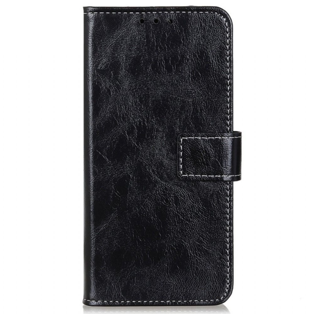 Flip Case Für Oppo Reno 7 Mit Nähten Bemalt
