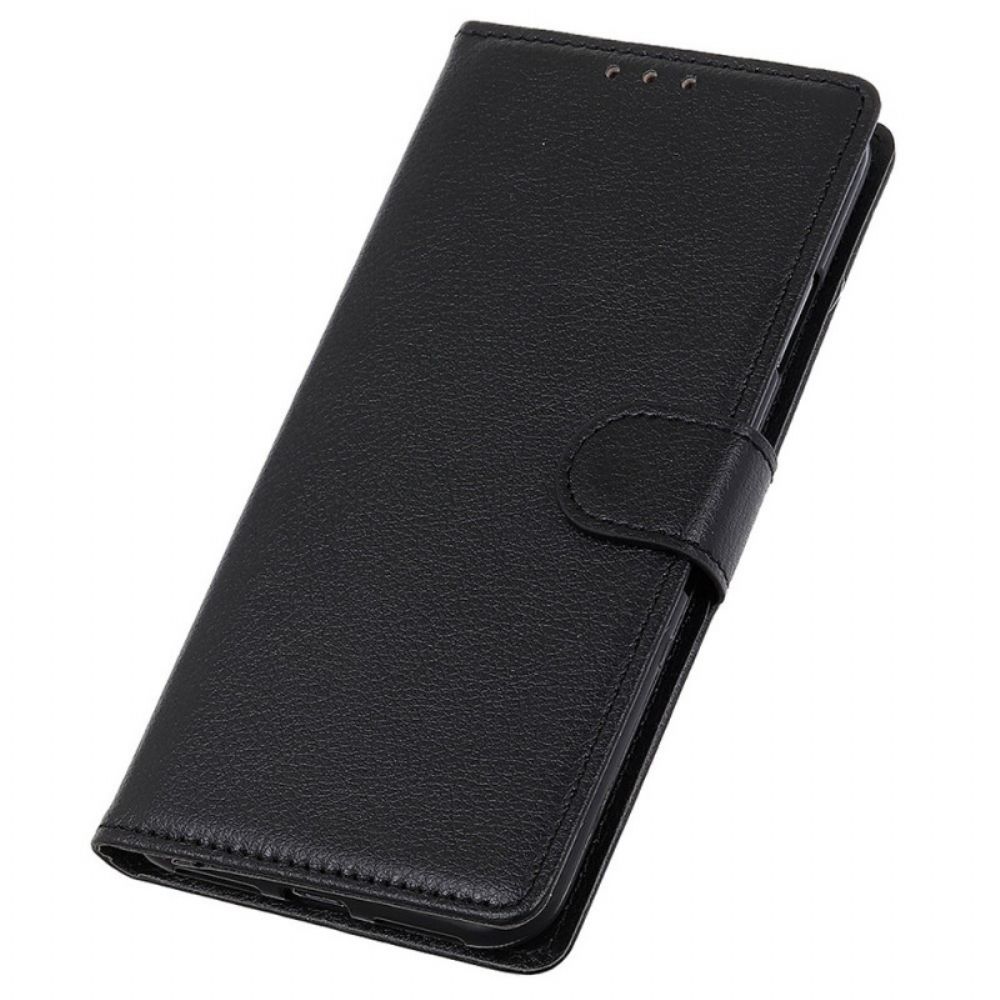 Flip Case Für Oppo Reno 7 Traditionelle Litschi-lederoptik