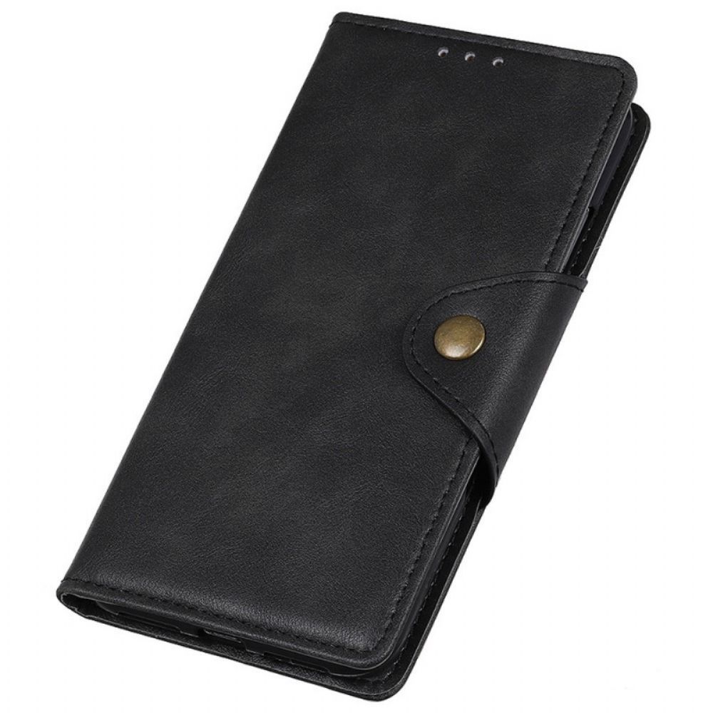 Lederhüllen Für Oppo Reno 7 Kunstlederknopf