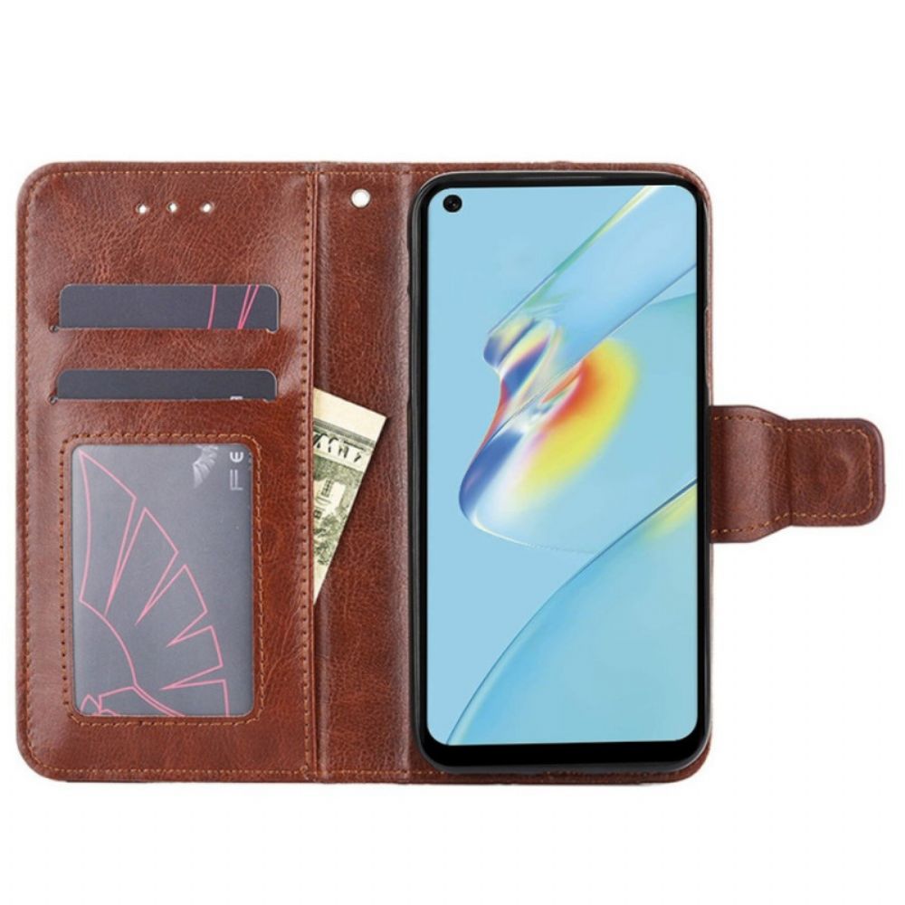 Lederhüllen Für Oppo Reno 7 Vintage Kunstleder