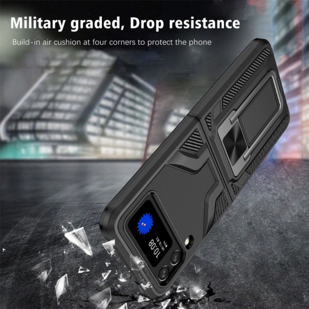 Handyhülle Für Samsung Galaxy Z Flip 3 5G Flip Case Premium-ring