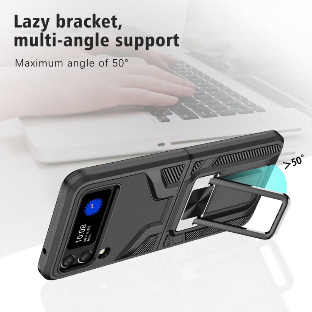 Handyhülle Für Samsung Galaxy Z Flip 3 5G Flip Case Premium-ring