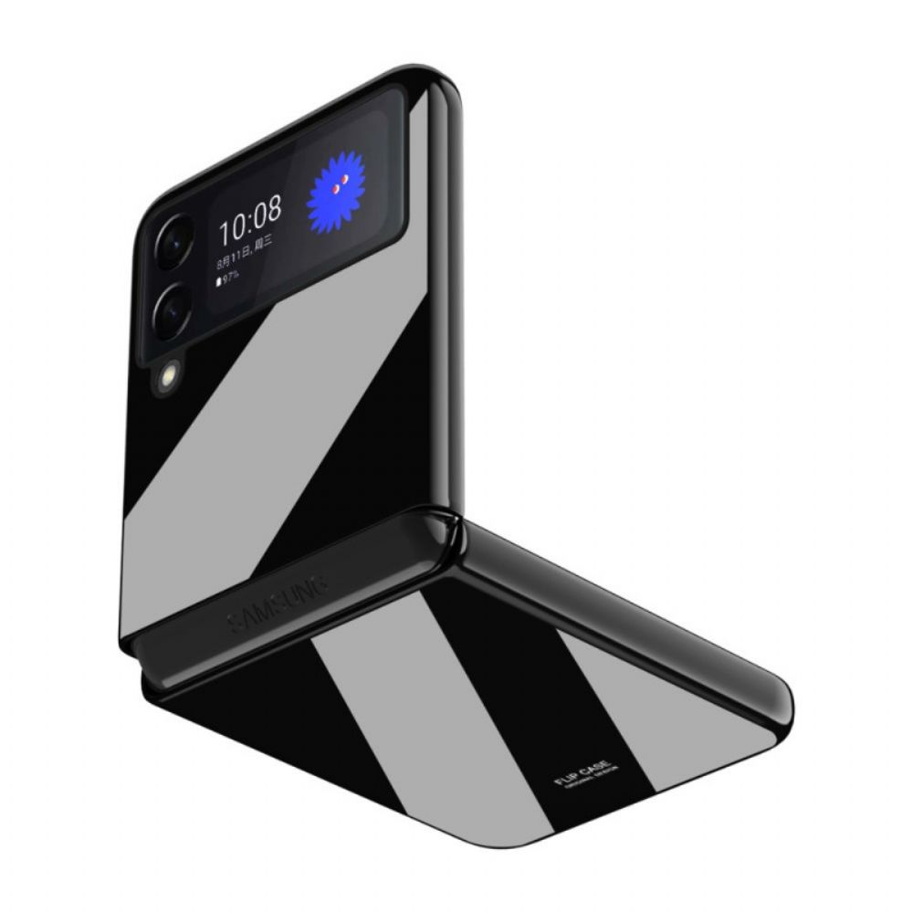 Hülle Für Samsung Galaxy Z Flip 3 5G Flip Case Glänzend