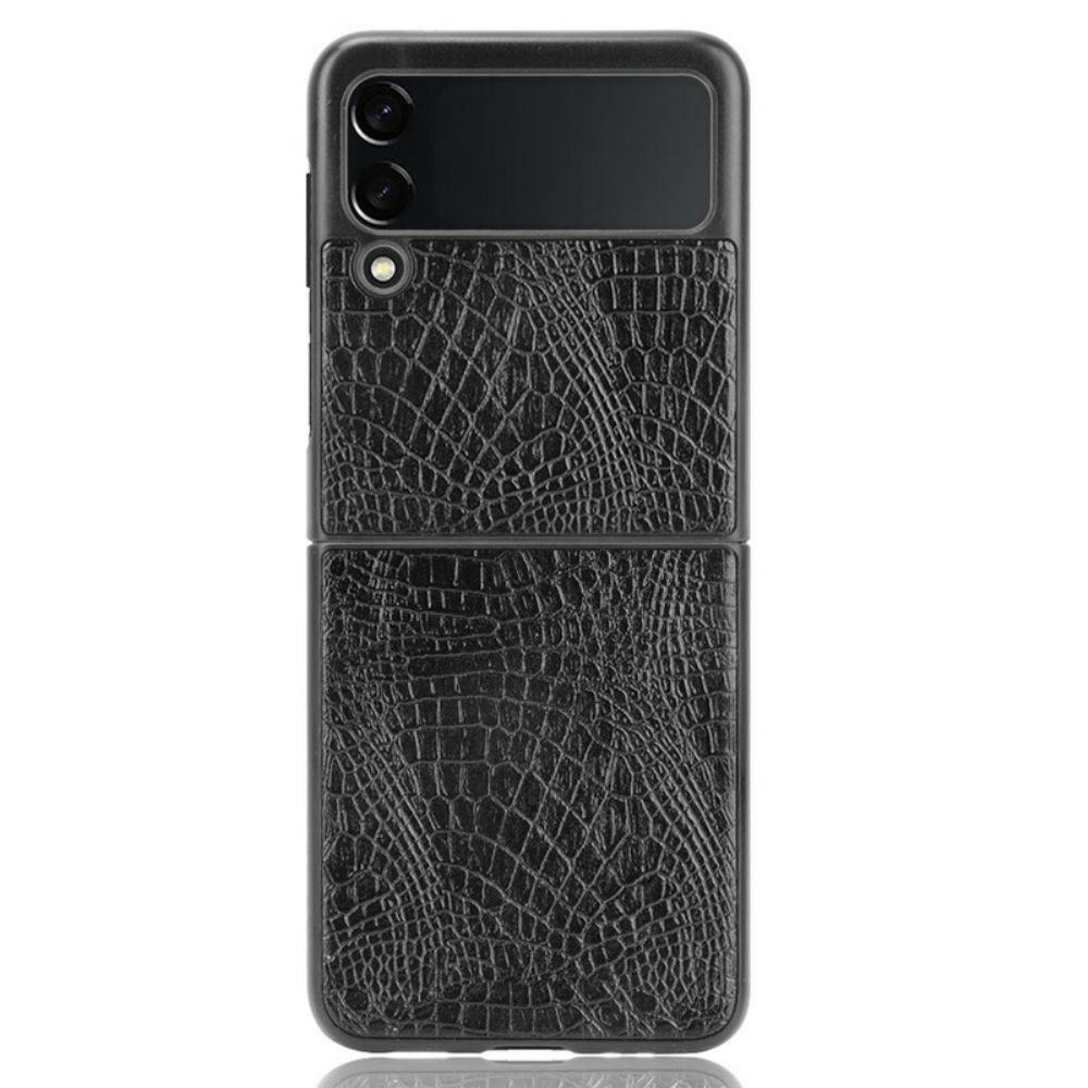 Hülle Für Samsung Galaxy Z Flip 3 5G Flip Case Krokodilleder-effekt