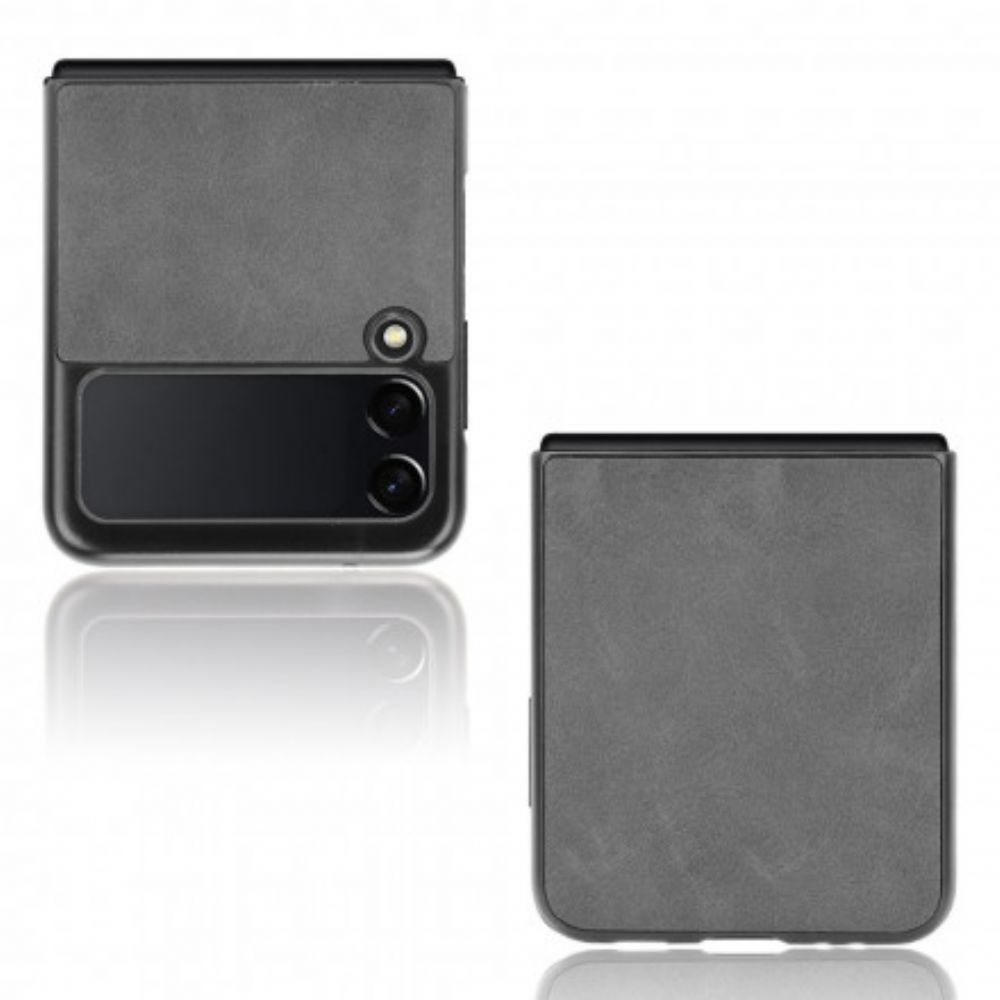 Hülle Für Samsung Galaxy Z Flip 3 5G Flip Case Ledereffekt