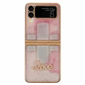 Hülle Für Samsung Galaxy Z Flip 3 5G Flip Case Liebe