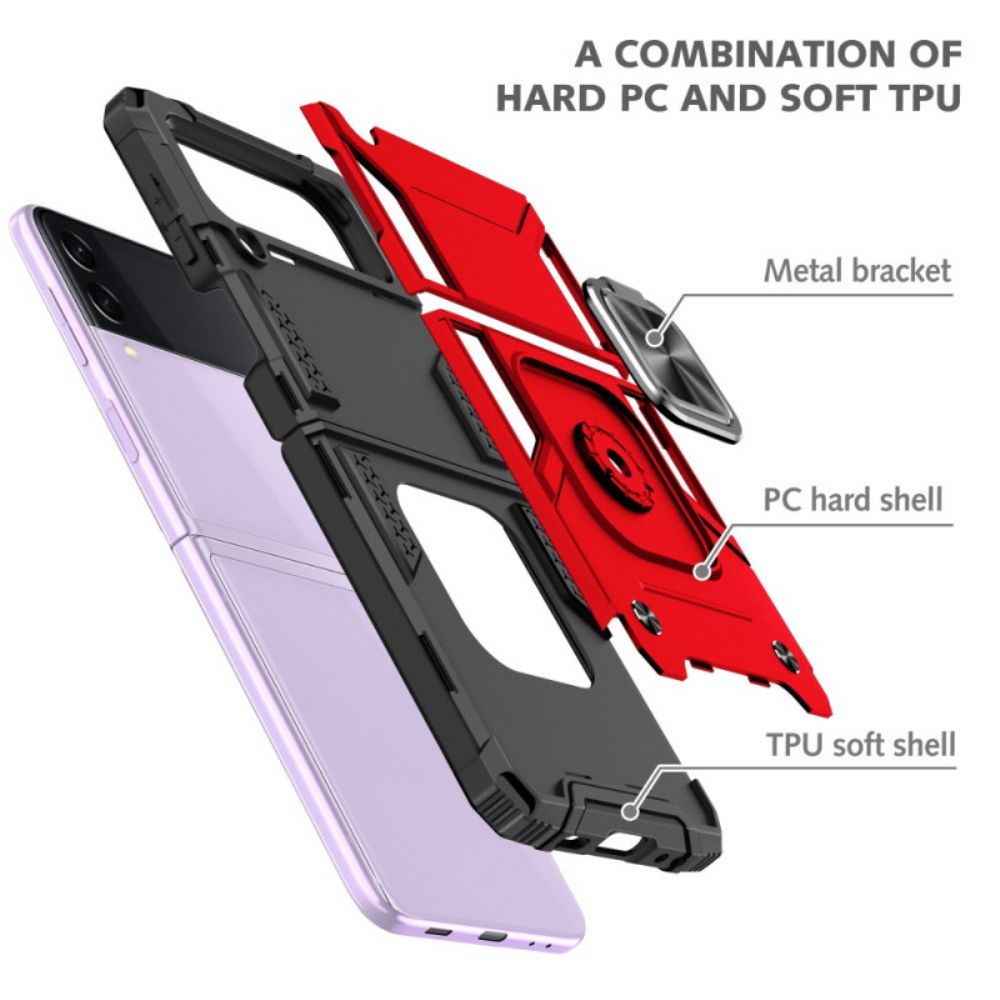Hülle Für Samsung Galaxy Z Flip 3 5G Flip Case Widerstandsring