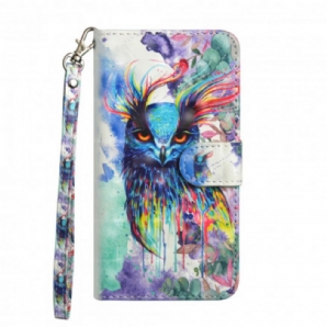 Flip Case Für Google Pixel 4a Aquarell Vogel