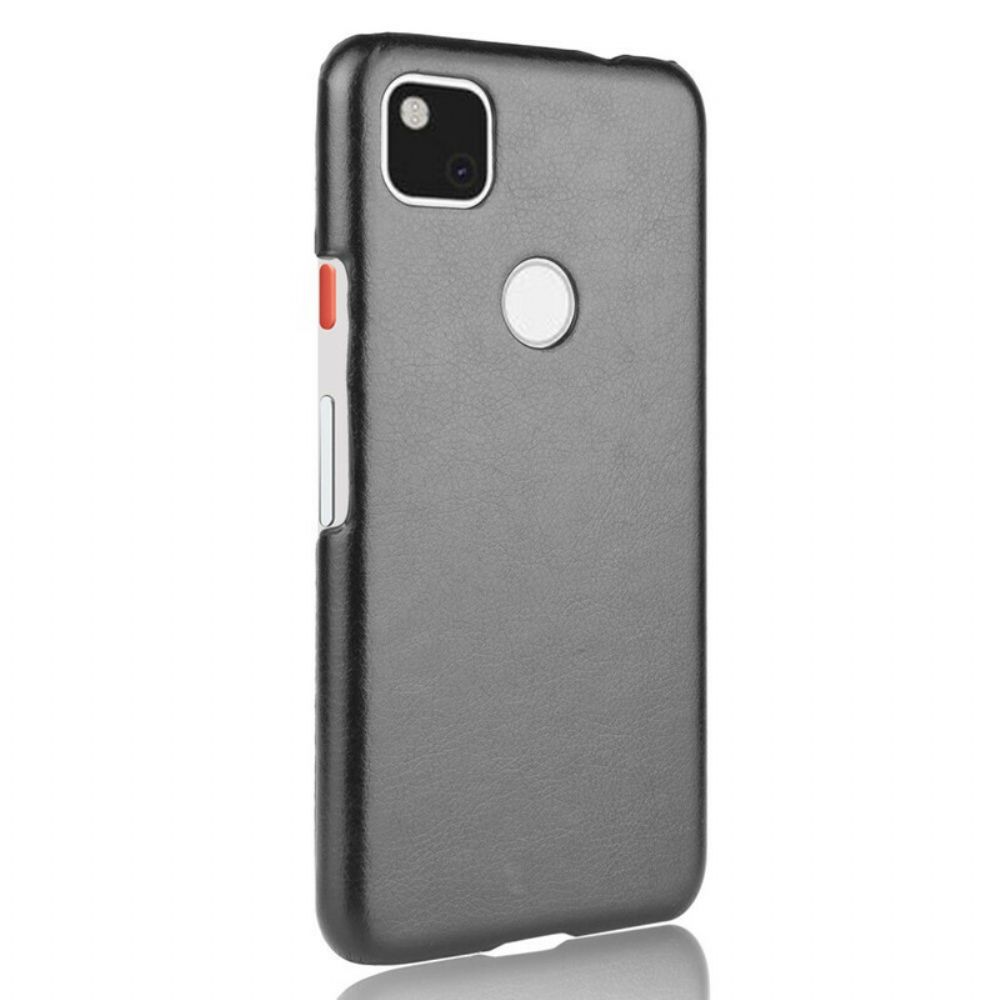 Handyhülle Für Google Pixel 4a Performance Litschi-leder-effekt