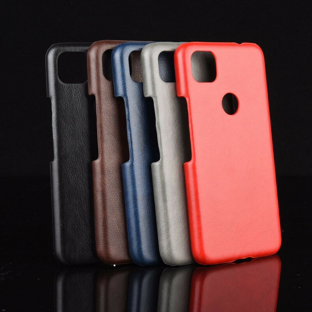 Handyhülle Für Google Pixel 4a Performance Litschi-leder-effekt