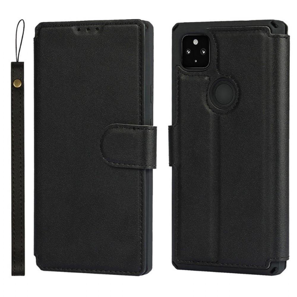 Lederhüllen Für Google Pixel 4a Mit Kordel Kunstlederarmband