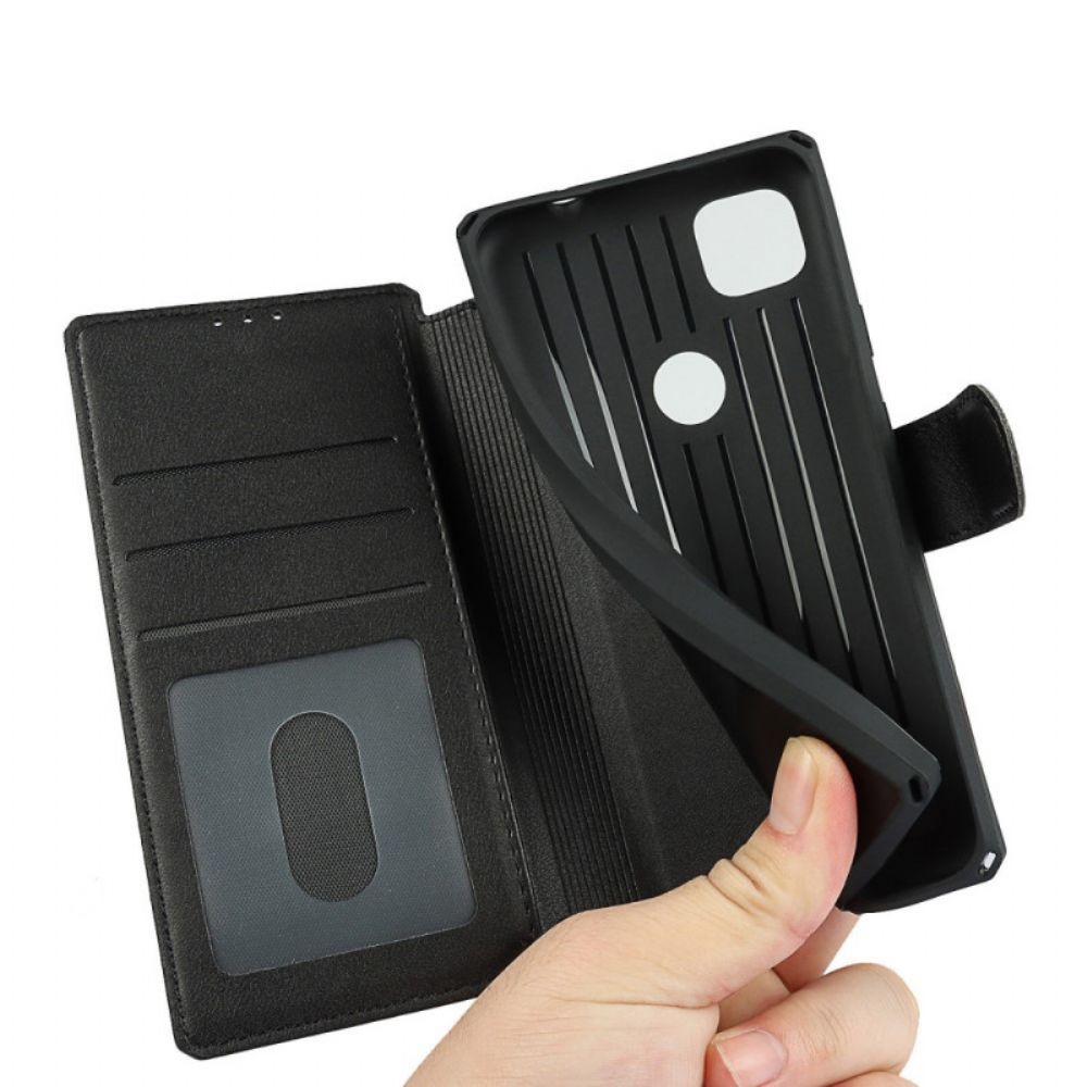 Lederhüllen Für Google Pixel 4a Mit Kordel Kunstlederarmband