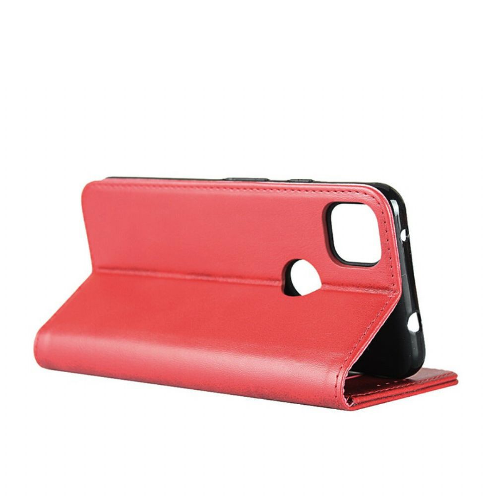 Schutzhülle Für Google Pixel 4a Flip Case Premium-kunstledernähte