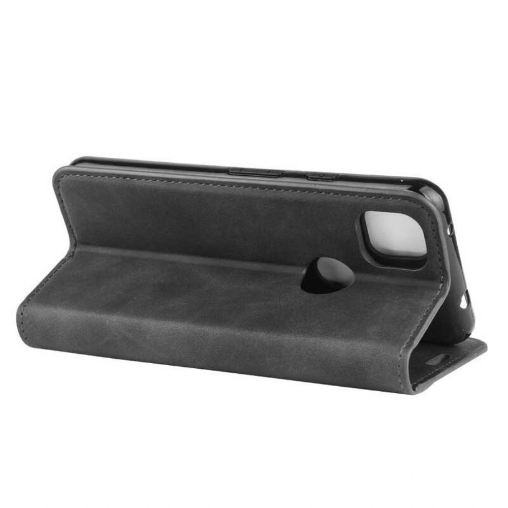 Schutzhülle Für Google Pixel 4a Flip Case Weicher Seidenleder-effekt