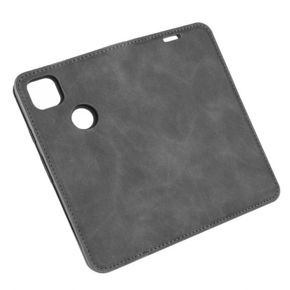 Schutzhülle Für Google Pixel 4a Flip Case Weicher Seidenleder-effekt