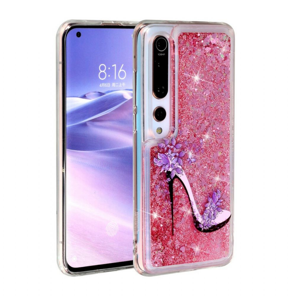 Handyhülle Für Xiaomi Mi 10 / 10 Pro Pumps Mit Pailletten
