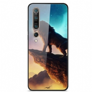 Hülle Für Xiaomi Mi 10 / 10 Pro König Der Löwen Gehärtetes Glas