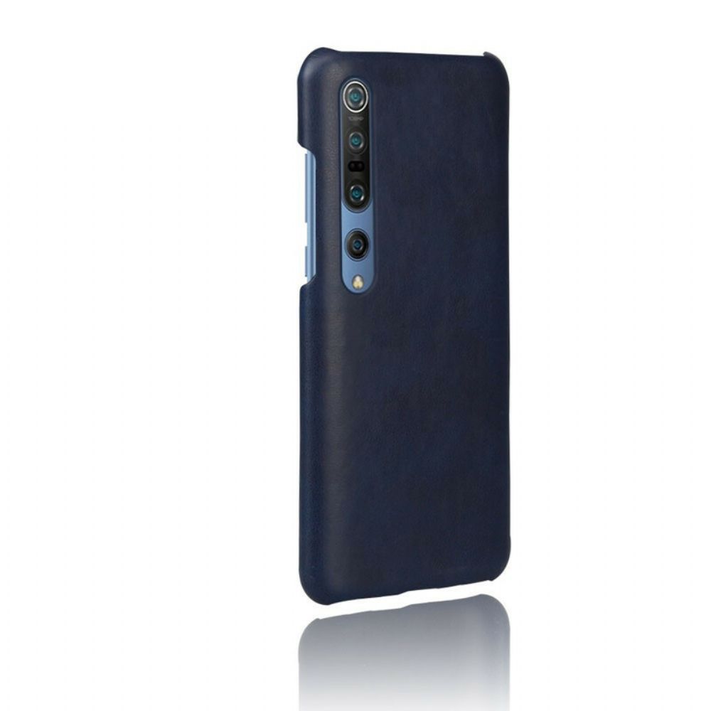 Hülle Für Xiaomi Mi 10 / 10 Pro Ksq Litschi-leder-effekt