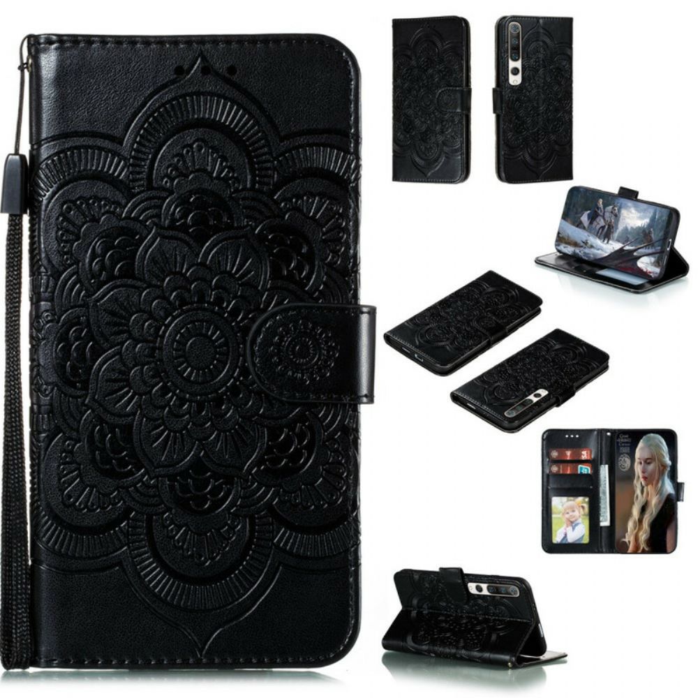 Lederhüllen Für Xiaomi Mi 10 / 10 Pro Vollständiges Mandala