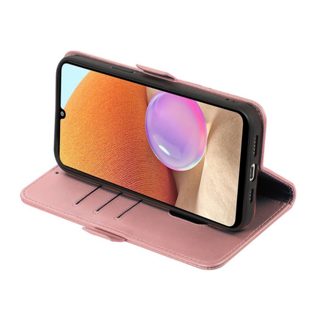 Lederhüllen Für Moto G51 5G Katze Und Schmetterlinge