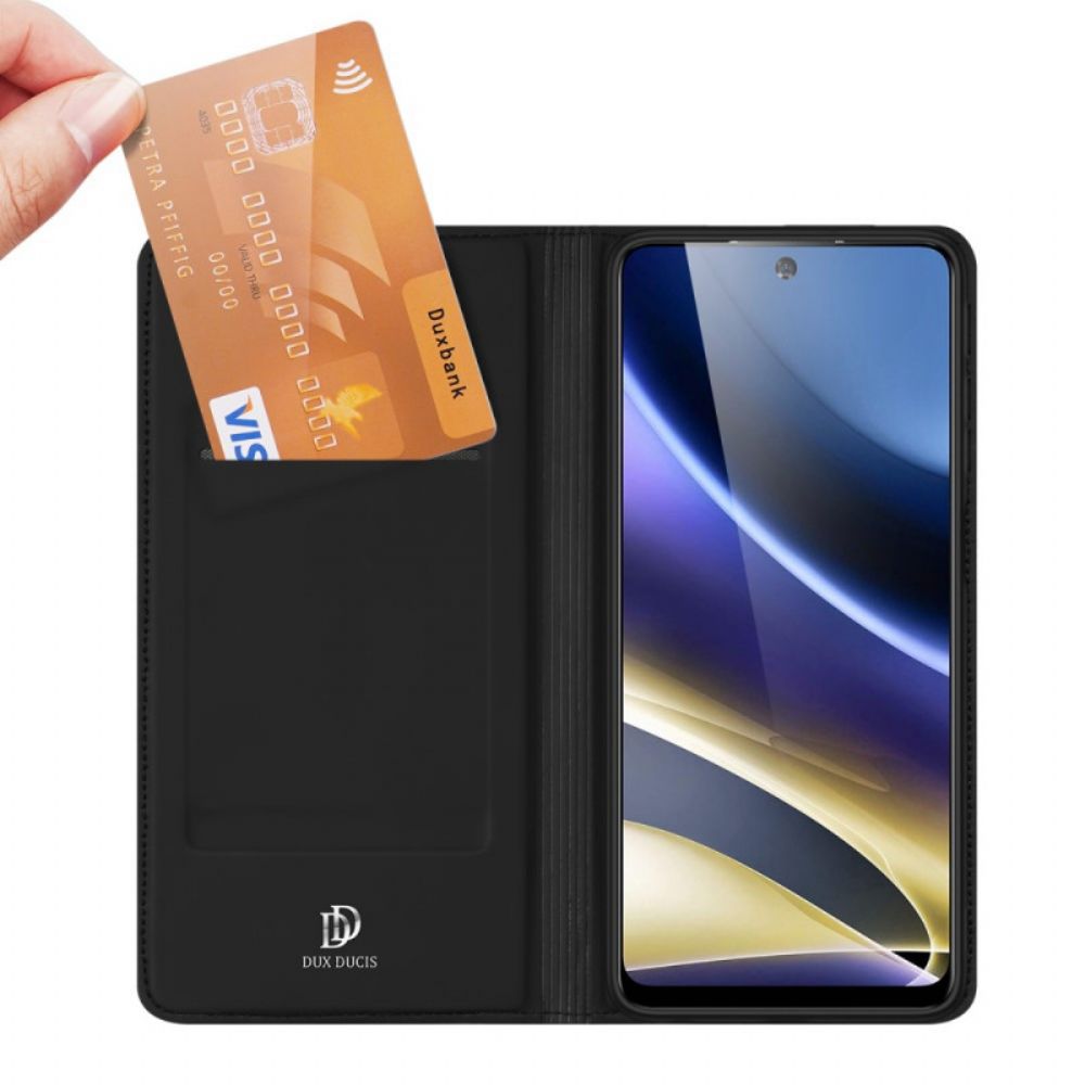 Schutzhülle Für Moto G51 5G Flip Case Dux Ducis Pro-skin