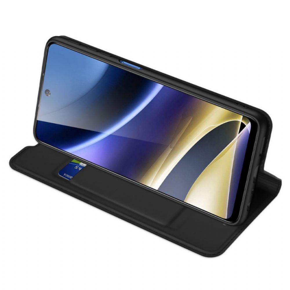 Schutzhülle Für Moto G51 5G Flip Case Dux Ducis Pro-skin