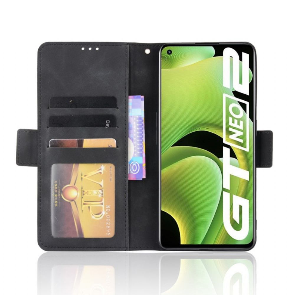 Flip Case Für Realme GT Neo 3T / Neo 2 Erstklassige Multi-karte