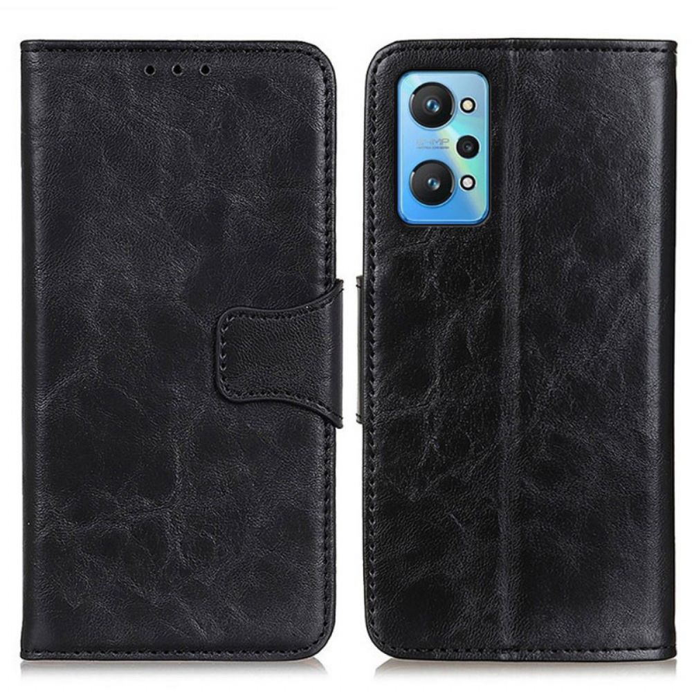 Flip Case Für Realme GT Neo 3T / Neo 2 Flip Case Textur-magnetklappe
